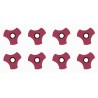AUTO LOCKING BOLTS LIGHT STAR SHAPED FOR 8 MM AXLE - STD Skates &