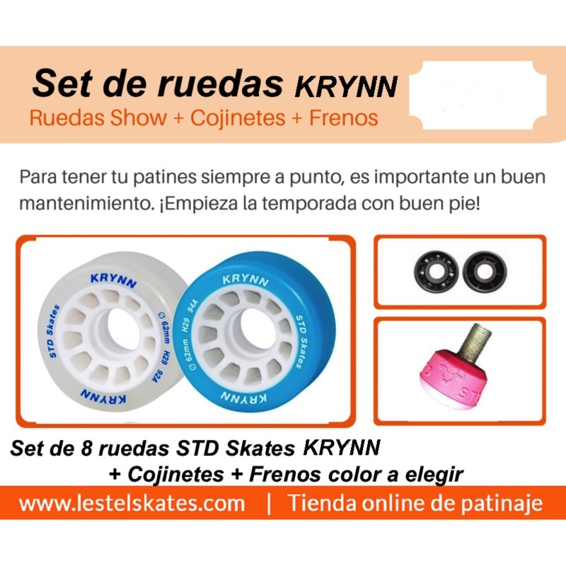 PROMOCIÓ RODES STD KRYNN+RODAMENTS+FRENS - STD Skates & Wheels -